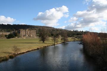 Chatsworth house from the park