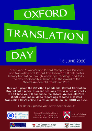 Oxford Translation Day poster