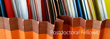postdoctoral fellowships banner with papers in the background