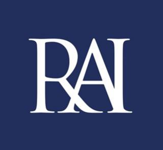 RAI logo small letters white on blue